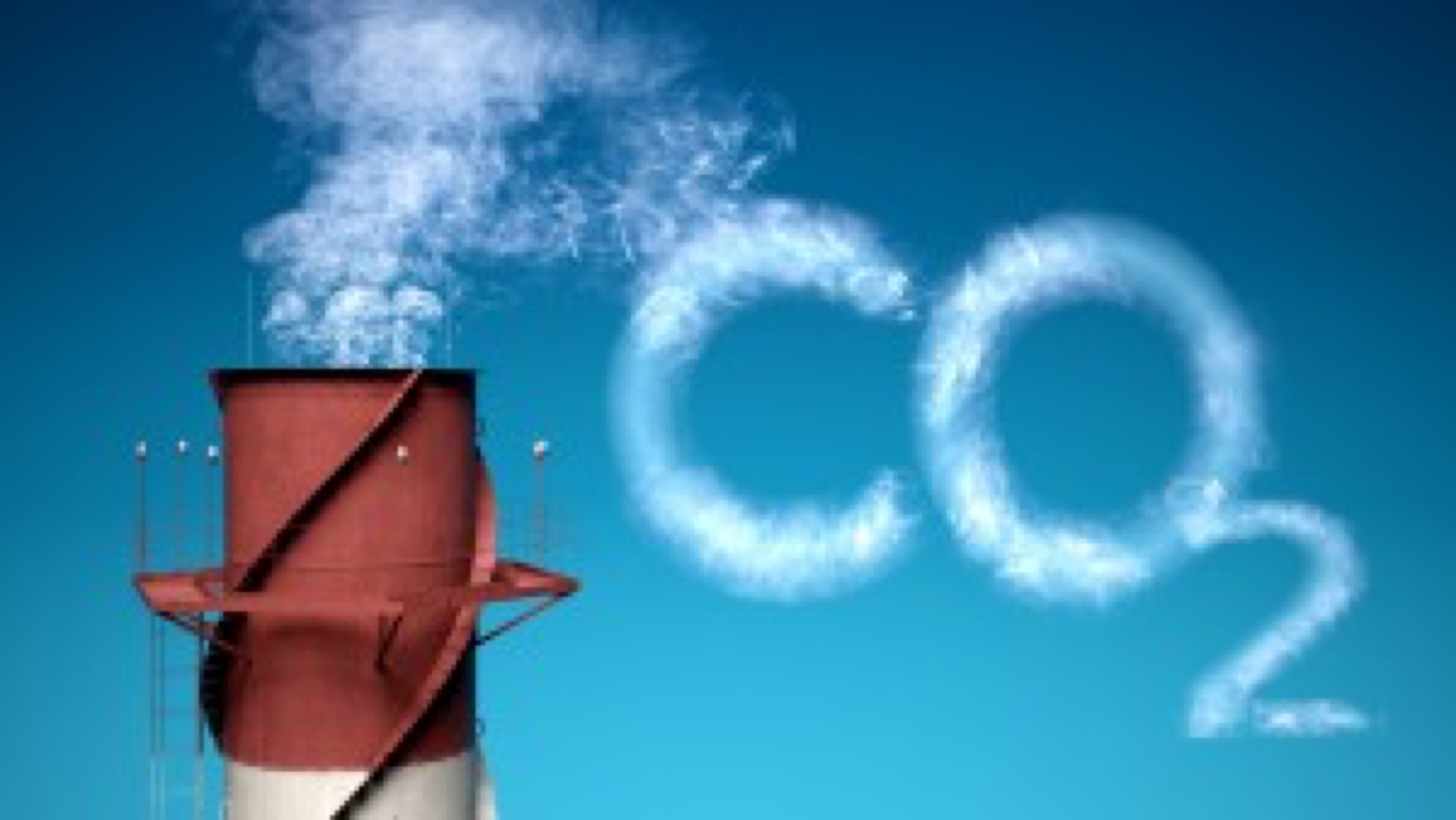 Carbon Dioxide. 3D. Carbon Dioxide Causing Global Warming XXL